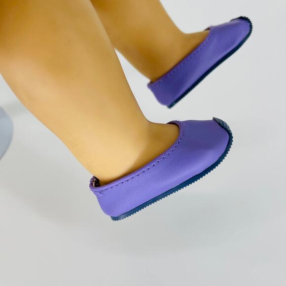 Authentic My American Girl Doll Lilac / Purple Shoes / Flats for 18" Dolls - GUC - Picture 14 of 15